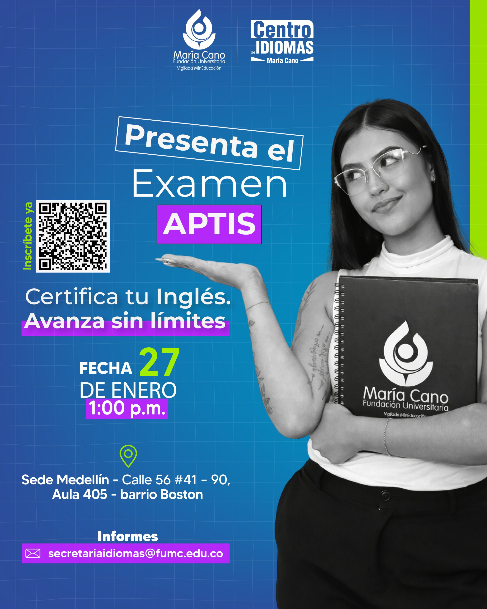 Pruebas aptis - Medellín_Examen aptis 2026 - cuadrada Pruebas aptis - Medellín_Examen aptis 2026 - cuadrada